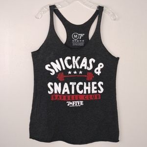 NWOT 7Five Clothing Co. Graphic Racerback Tank Sz. M